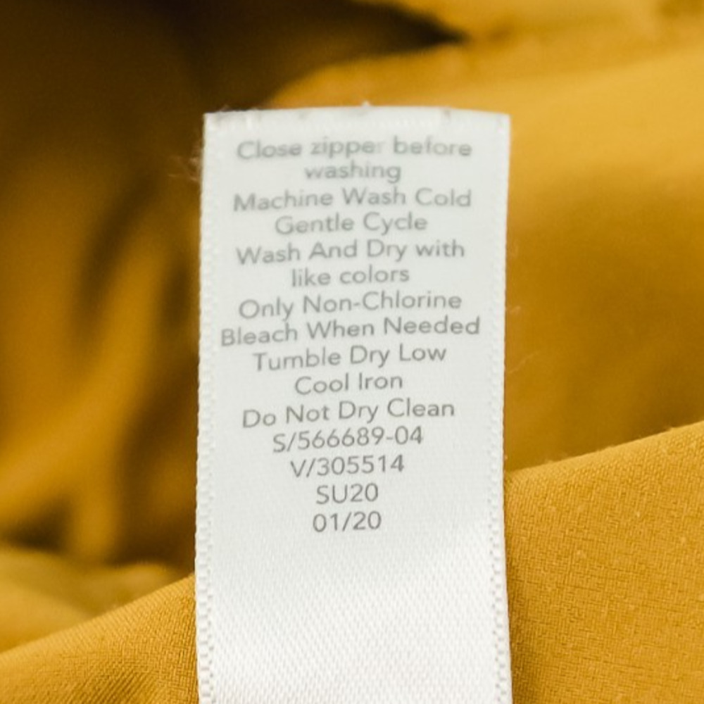 Athleta Size 0 Textured Brooklyn Jogger Mustard Yellow Solid Nylon Active Pants - Picture 5 of 7
